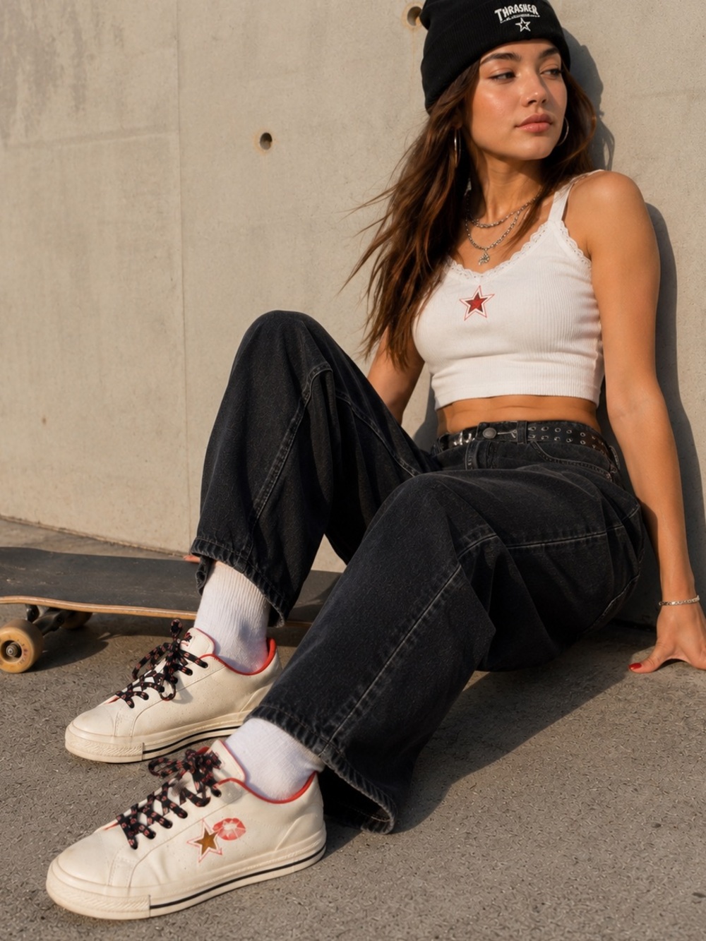 Converse CONS One Star
Pro Shoes Low Skate Canvas
White Sneakers